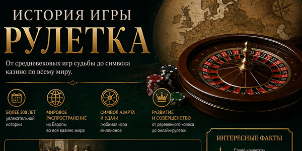 История игры в рулетку.
