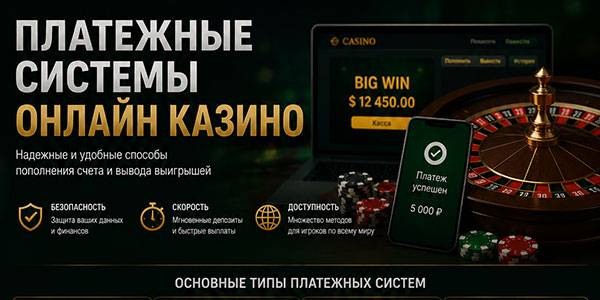Платежные системы онлайн казино